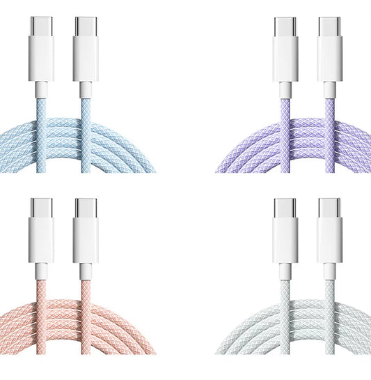 Usb C Type C Cable Fast Charging Data Cord C to C Cable for Iphone 15 Pro Samsung Xiaomi Huawei Charging Type C Cable